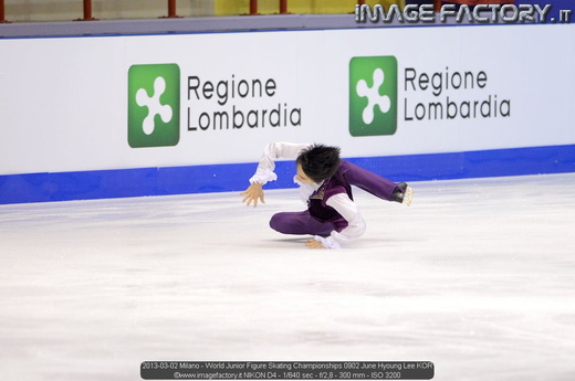 2013-03-02 Milano - World Junior Figure Skating Championships 0902 June Hyoung Lee KOR